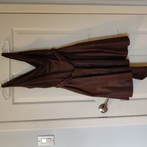 Brown Sleeveless Dress